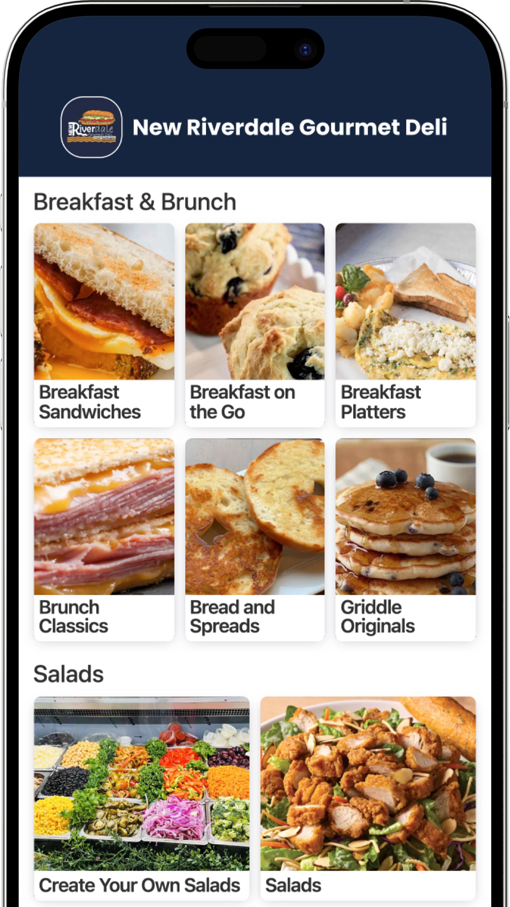 New Riverdale Deli Mobile App